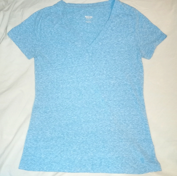 Unworn Mossimo Boyfriend Vneck Tee Blue 
